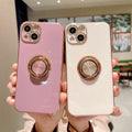 Ring Stand Cover Soft Silicone Case for iPhone 17 Pro Max Air 16 15 14 13 12 11 by Merch Section