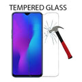 Magnetic Circle Kickstand Silicone Case with Tempered Glass for iPhone 15 Pro Max Black by Merch Section