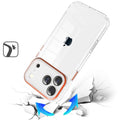 Clear Hybrid Case with Color Buttons for iPhone 17 Pro Max by Merch Section
