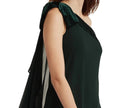 Lauren Ralph Lauren Womens Chiffon One-Shoulder Dress – Deep Pine-Size 4 by Vanessa Jane