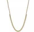Argento Vivo Zirconia 18 Statement Necklace in 18k Gold-Plated Sterling Silver by Vanessa Jane