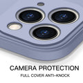 Silicone Case With Camera Lens Cover for iPhone 17 16 15 14 13 12 11 Pro Max XS X 8 7 by Merch Section