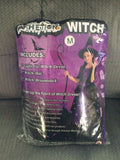 Poshetion Light-Up Witch Costume Dress Hat Broom Size M Child Medium by Deal US