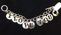 Holiday Lane I Love You Charm Bracelet Silver Tone by Vanessa Jane