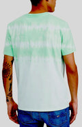 Tommy Jeans Mens Green Tie Dye Classic Fit T-Shirt, Size Medium by Vanessa Jane