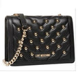 Love Moschino Borsa Matt Nappa Pu Nero Black Leather CrossBody Bag 8L X 3Wx5 by Vanessa Jane