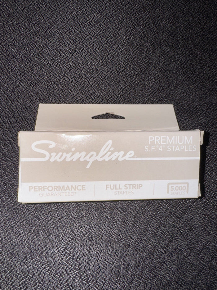 Swingline Premium S.F. 4 Staples, 5000 per Box, MPN 79386 by Price Is Right Miami