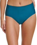 DKNY Teal Classic High Waist Bikini Swim Bottom, Us XL by Vanessa Jane