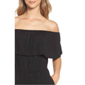 BB Dakota Women's Niko Off The Shoulder Jumpsuit, Black, X-Small by Vanessa Jane