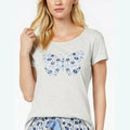 Charter Club Graphic Top by Vanessa Jane