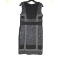 Chicos Ponte Pieced Jacquard Jessa Sheath Dress, Size L/14 by Vanessa Jane