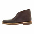 CLARKS Mens Vargo Apron Dark Brown Leather by Vanessa Jane