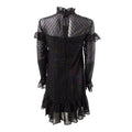 Betsey Johnson Womens Glitter Ruffled Mini Dress, Size 10 by Vanessa Jane