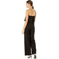 Bebe Women Black Scuba Crepe Strapless Jumpsuit V Notch, Size XS by Vanessa Jane