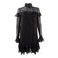 Betsey Johnson Womens Glitter Ruffled Mini Dress, Size 10 by Vanessa Jane