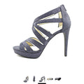 Alfani Womens Cymball Open Toe Special Occasion Strappy, Blue Night, Size 9.5 by Vanessa Jane