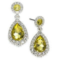Charter Club Pave and Stone Drop Earrings by Vanessa Jane