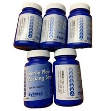 (LOT OF 5) STERILE PLAIN PACKING STRIP 1" x 5yd BY DYNAREX (E111) by Pasteur Pharmacy
