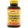 Sundance, Potassium Gluconate Caplets, 595 mg, 100 Tabs