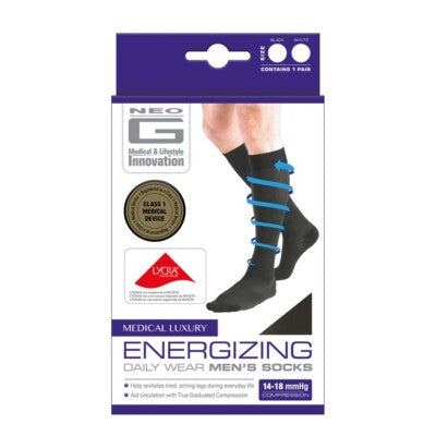 Neo G Men's Energizing Compression Socks – Black, X-Large by Pasteur Pharmacy