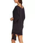 Michael Michael Kors Side-Tie Swim Cover-Up Womens Swimsuit Black Size M by Vanessa Jane