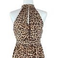INC Womens Maxi Dress Cheetah-Print Blouson High-Neck by Vanessa Jane