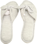 Charter Club Womens Open-Toe Knot Slippers by Vanessa Jane