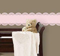 WallPops! Stripe Wall Decals in GiGi Pink Peel and Stick by Vanessa Jane