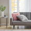 Whim by Martha Stewart Collection Faux-Fur 18 Square Decorative Pillow by Vanessa Jane