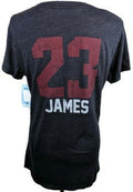 NBA Cleveland Cavaliers -23 James Womens V-Neck Tee Shirt, Size Medium by Vanessa Jane