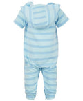 First Impressions Stripe Hooded Jumpsuit by Vanessa Jane