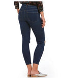 Free People Blue Womens Ripped Stretch Denim Jeans, Size 30X27 by Vanessa Jane