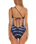 Becca Iconic Tie-Dyed Textured Rib Asymmetrical One-Piece Swimsuit by Vanessa Jane