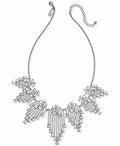 I.N.C. INC International Concepts Silver-Tone Crystal Statement Necklace, 17 + by Vanessa Jane
