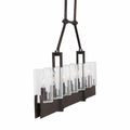 Uttermost Pinecroft 7 Light Island Linear Pendant in Burnished Bronze, 47.25 in. by Vanessa Jane