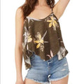 Free People Womens Hey Girl Cotton Tank Top by Vanessa Jane