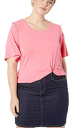 Hue Bell Ruffled-Sleeve Sleep Top by Vanessa Jane