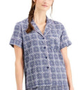 Charter Club Notch Collar Capri Pants Pajama Set, XS by Vanessa Jane