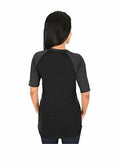 NBA Washington Wizards Womens On The Mark 1/2 Sleeve V-Neck Tee, XX-Large by Vanessa Jane