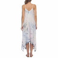 Raviya Women’s Tie-Dye Crochet-Trim High-Low Cover-Up Dress, Size Large by Vanessa Jane