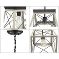 Progress Lighting Briarwood Collection 1-Light Graphite Pendant by Vanessa Jane