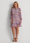 Lauren Ralph Lauren Floral Crinkled Georgette Dress by Vanessa Jane