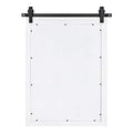 Kate and Laurel Cates Classic Rectangle Framed White Wall Mirror, 24x18 by Vanessa Jane