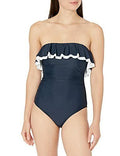 Tommy Hilfiger Solid Ruffle Strapless One-Piece Swimsuit by Vanessa Jane