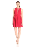 Minuet Womens Lace V Pleated, Size Small by Vanessa Jane