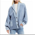 Free People L108101 Womens Larkspur Jordan Jacket, Size Medium by Vanessa Jane