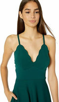 Speechless Juniors Scalloped-Neck High-Low Dress, Size 9 by Vanessa Jane