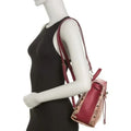 MCM Colorblock Leather Backpack by Vanessa Jane