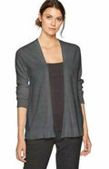 Sag Harbor Womens Long Stitch On Sleeves Open Front Cardigan by Vanessa Jane