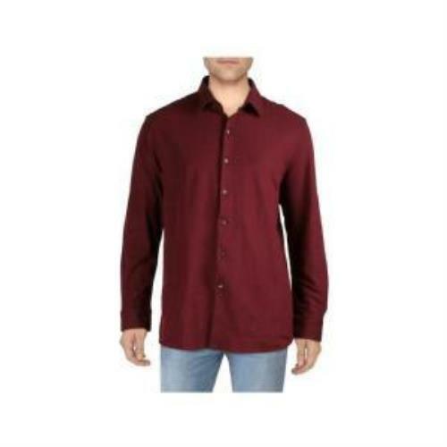 Bar Iii Mens Solid Collared Work Dress Shirt, Size XL by Vanessa Jane